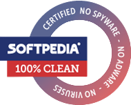 This software has been tested by Softpedia and was found to be completely clean of adware/spyware components Softpedia 100% Clean award