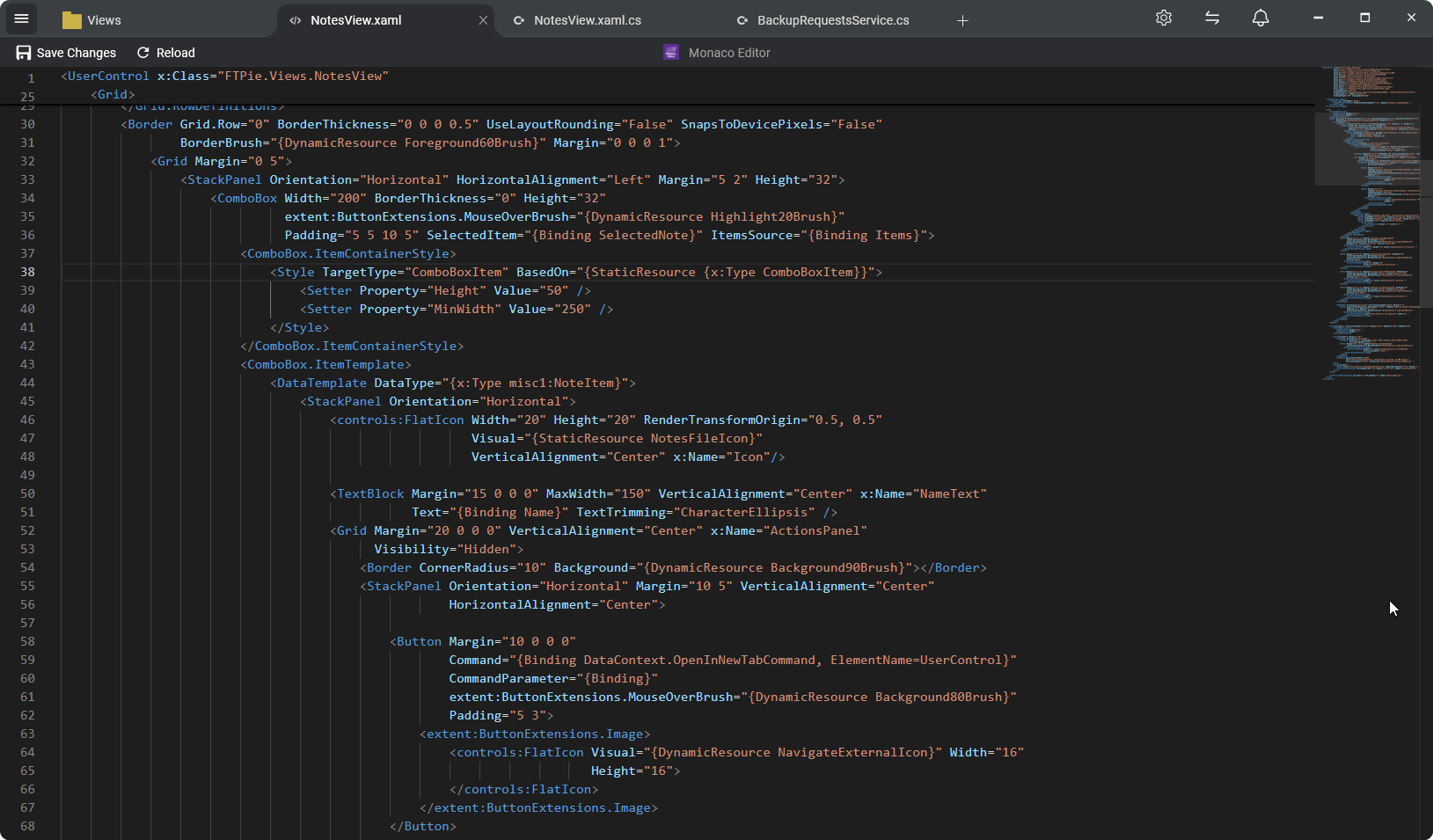 Opening and editing a remote file stored on FTP and cloud storage in FTPie