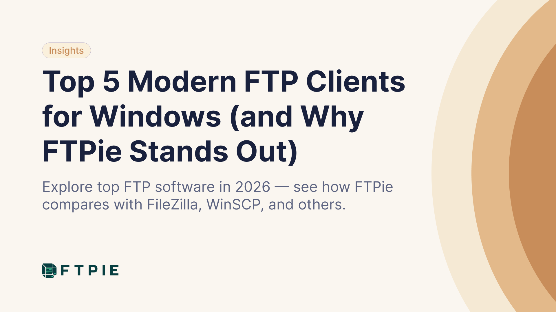 Comparison of the top 5 modern FTP clients for Windows in 2026