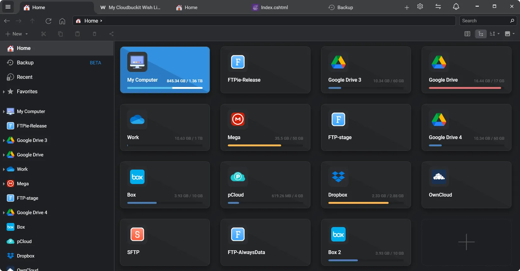 Dark theme